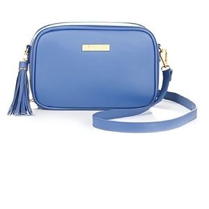 Joy & Iman Blue Crossbody Bag
